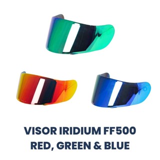 Visor IRIDIUM RSV FF500 สีเขียว สีฟ้า และสีแดง