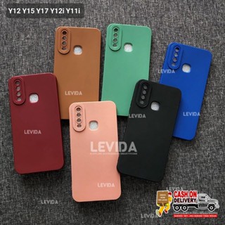 เคสโทรศัพท์มือถือ ซิลิโคน ผิวด้าน กันรอยกล้อง สีดํา สําหรับ VIVO Y12 VIVO Y15 VIVO Y17 VIVO Y19 VIVO Y12I VIVO Y11I VIVO Y15S VIVO Y01 Case Pro VIVO Y12 Y15 Y17 Y12I Y1I VIVO Y15S VIVO Y19 VIVO Y01