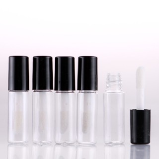 4PCS Mini Lip Glaze Tube Lip Comestic Trial Bottle Tool Empty Cosmetic Tube Lip Gloss Color Lip Oil Separate Bottle 4 Colors