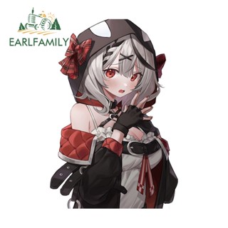 Earlfamily สติกเกอร์ติดรถยนต์ ลาย Sakamata Chloe Hololive 13 ซม. x 8.8 ซม.