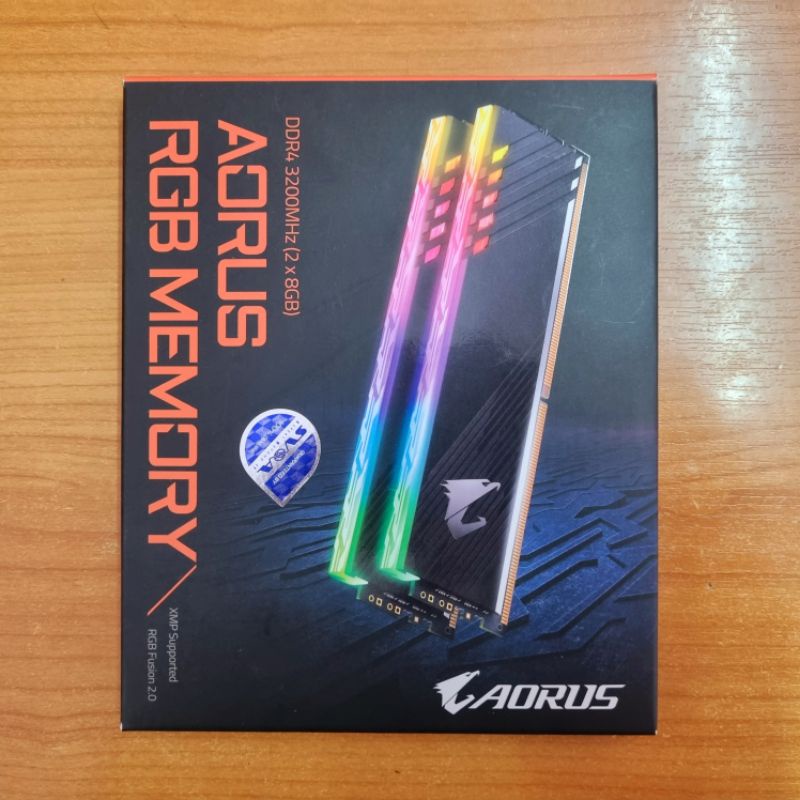 แรมพีซี DDR4 RAM AORUS RGB MEMORY 16GB (8x2) BUS 3200 มือ2