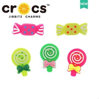 jibbitz crocs ของแทั  Candy Series อุปกรณ์เสริมรองเท้า ลายดอกไม้ jibbitz สําหรับ crocs