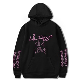 เสื้อกันหนาว มีฮู้ด ผ้าฝ้ายแท้ ลาย LiL Peep 11-1 Love LiL K Pop เข้ากับทุกการแต่งกาย ของขวัญวันเกิด สําหรับผู้ชาย 2022