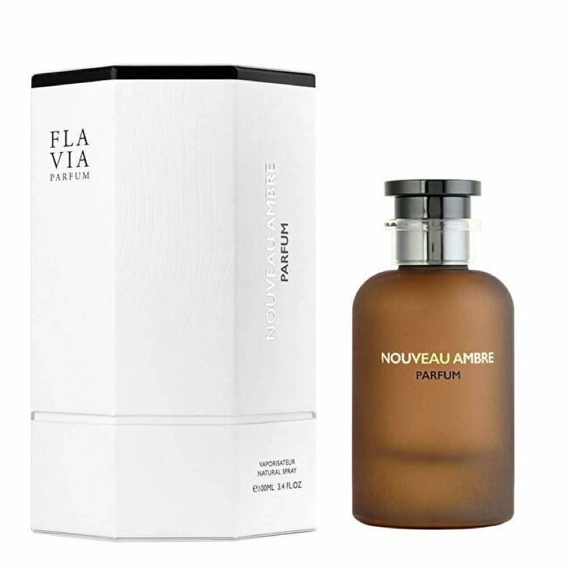 น้ำหอม Flavia Nouveau Ambre parfum 100ml unisex โคลน Louis Vuitton Ombre Nomade