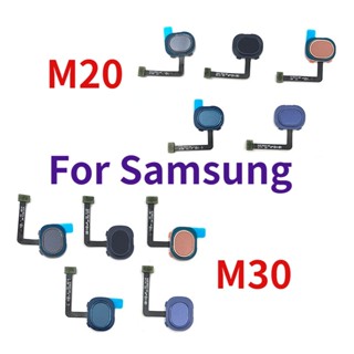 ใหม่ สายเคเบิ้ลอ่อน ปุ่มโฮมเมนู สําหรับ Samsung M20 M205F M30 M305F