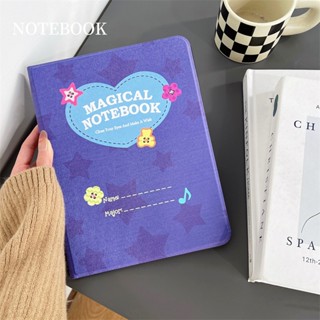 🔥ส่งจากไท🔥ดาว Star notebook น่ารัก เคส for iPad Gen10 10.9 2022 Gen9 10.2 pro 11 2021 เคสไอแพด Air4 5 Case ใส่ปากกาได