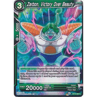 การ์ด Dragonball - TCG - Zarbon, Victory Over Beauty / BT10-084
