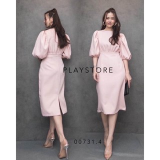 RYET MiDi-DReSS•• ใส่สวยดูดีมีฐานะ‼️เดรสทรงเรียบโก้..แต่คงความหรูมีCLaSS