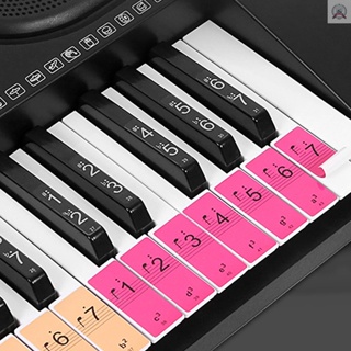 [JOFT] สติกเกอร์ติดคีย์บอร์ดเปียโน สําหรับผู้เริ่มต้น 88 61 54 คีย์