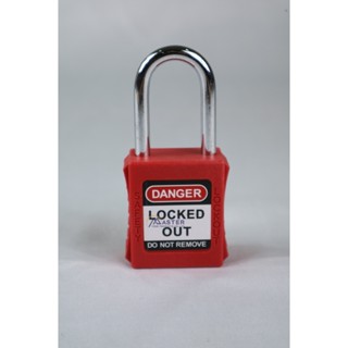 แม่กุญแจนิรภัย SAFETY PADLOCK  กุญแจนิรภัยก้านเหล็ก 38mm