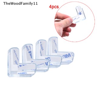 Tt ยางใส ติดมุมโต๊ะ เฟอร์นิเจอร์ ป้องกันเด็กทารก 4 ชิ้น