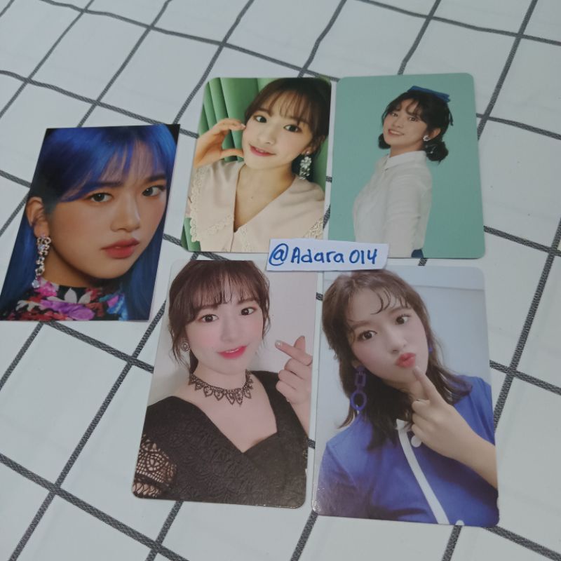 [READY] Photocard อย่างเป็นทางการ IZONE YUJIN HEARTIZ BLOOMIZ ONERIC DIARY ONE REELER