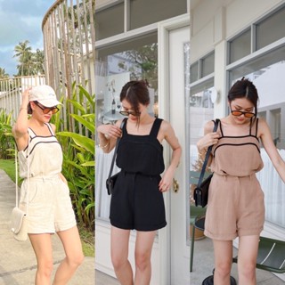 Simplestyle.byd Linen Mini Set ชุดเซทเสื้อกางเกง ชุดเซทลินิน