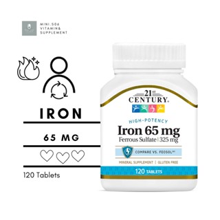 [ ธาตุเหล็ก ] 21st Century, Iron (27 mg หรือ 65 mg)