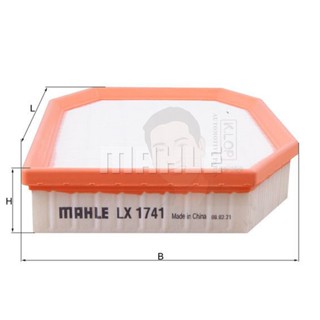 LX 1741 กรองอากาศ BMW N52 / 5 (F10) 7 (F01 F02) ยี่ห้อ MAHLE