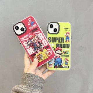 เคสแข็ง เคสไอโฟน iPhone 14 Pro Max iPhone 13 Pro Max iPhone 12 Pro Max iPhone 11 Cartoon ซูเปอร์มาริโอ Super Mario Hard Case