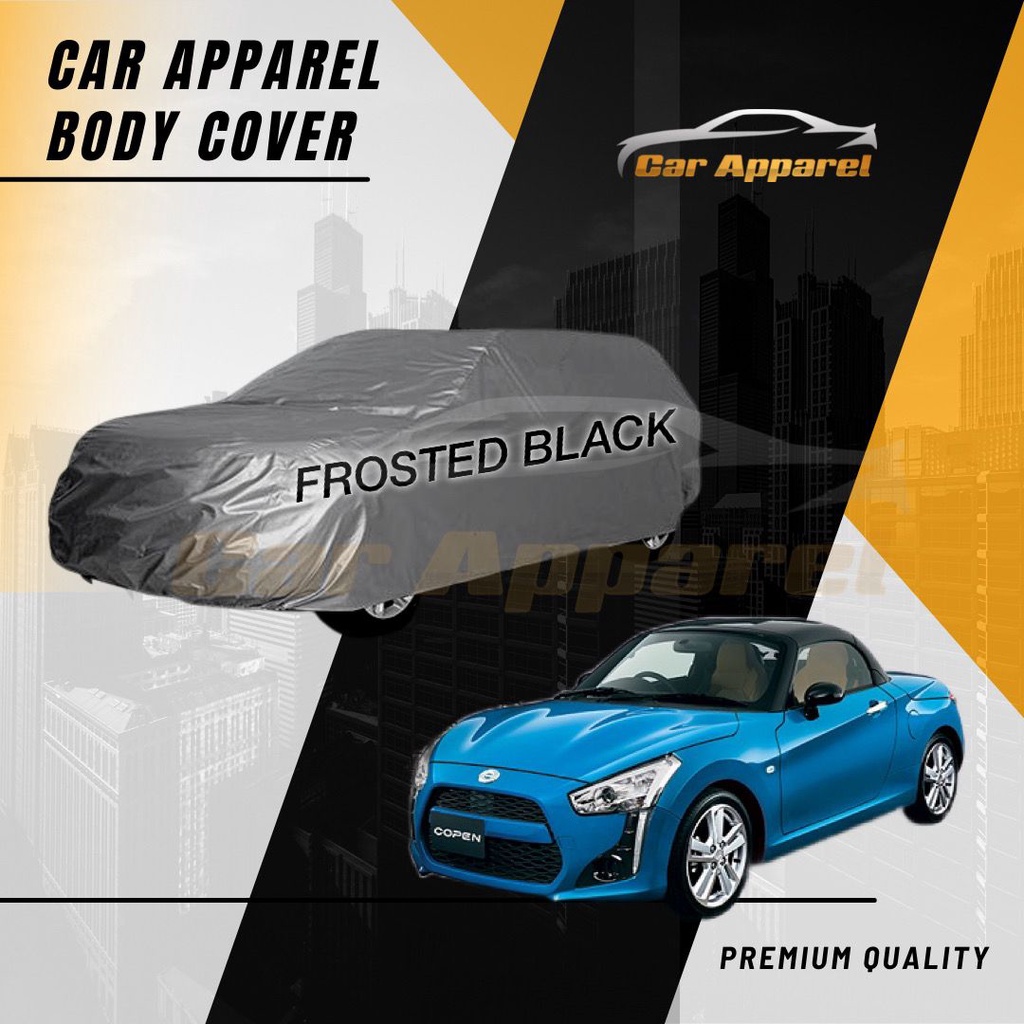 Copen LA400 Gen2 2014 Black Premium Car Cover / Copen Body Cover
