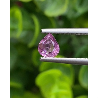 พลอย ชมพู พิ้ง แซฟไฟร์ Pink Sapphire 0.55 กะรัต (Cts.) ดิบ (Unheated) พลอยแท้ อัญมณีมงคลประจําวันเกิด เครื่องประดับพลอย