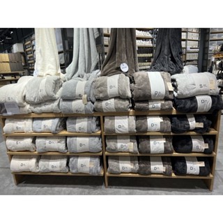 MUJI ผ้าห่ม แบบหนา WARM FIBRE MOISTURE ABSORBENT THICK BLANKET