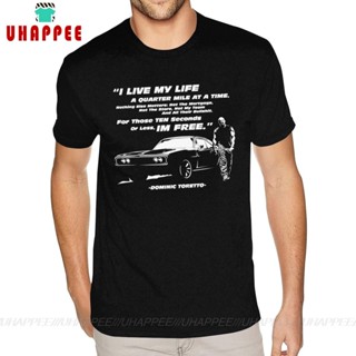 เสื้อยืดคอกลม ผ้าฝ้าย 100% พิมพ์ลาย Fast &amp; Furiou His And Her