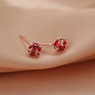 ❤️ Deity with Valentine Red Zircon เงินแท้ S925 พร้อมกล่องผูกโบว์