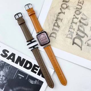 สายนาฬิกาข้อมือหนัง คุณภาพสูง สําหรับ Watch Strap Watch Strap Series 8 7 6 5 4 3 2 1SE SE 2 Ultra Strap Watch Strap Size 41 มม. 45 มม. 44 มม. 49 มม.