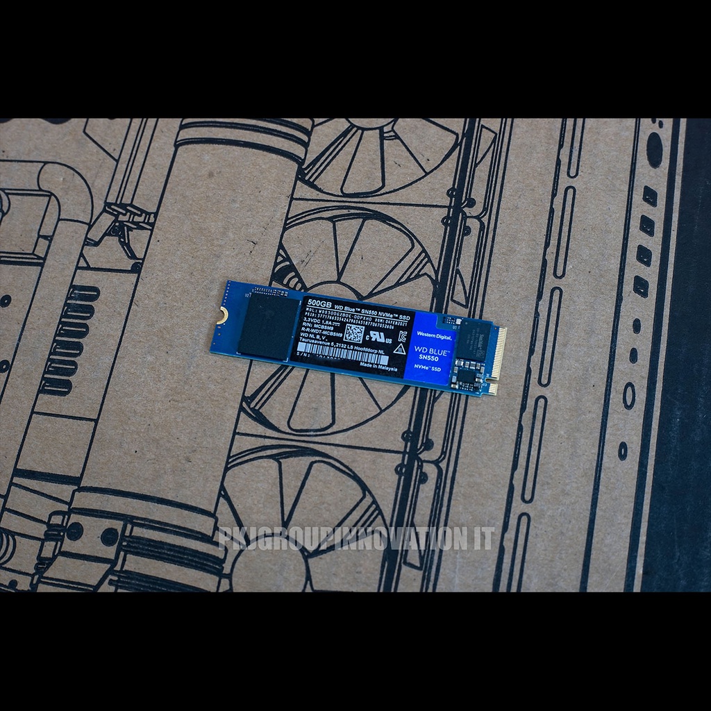 SSD มือสอง WD BLUE SN550 500GB SSD NVMe M.2 2280 (WDS500G2B0C)