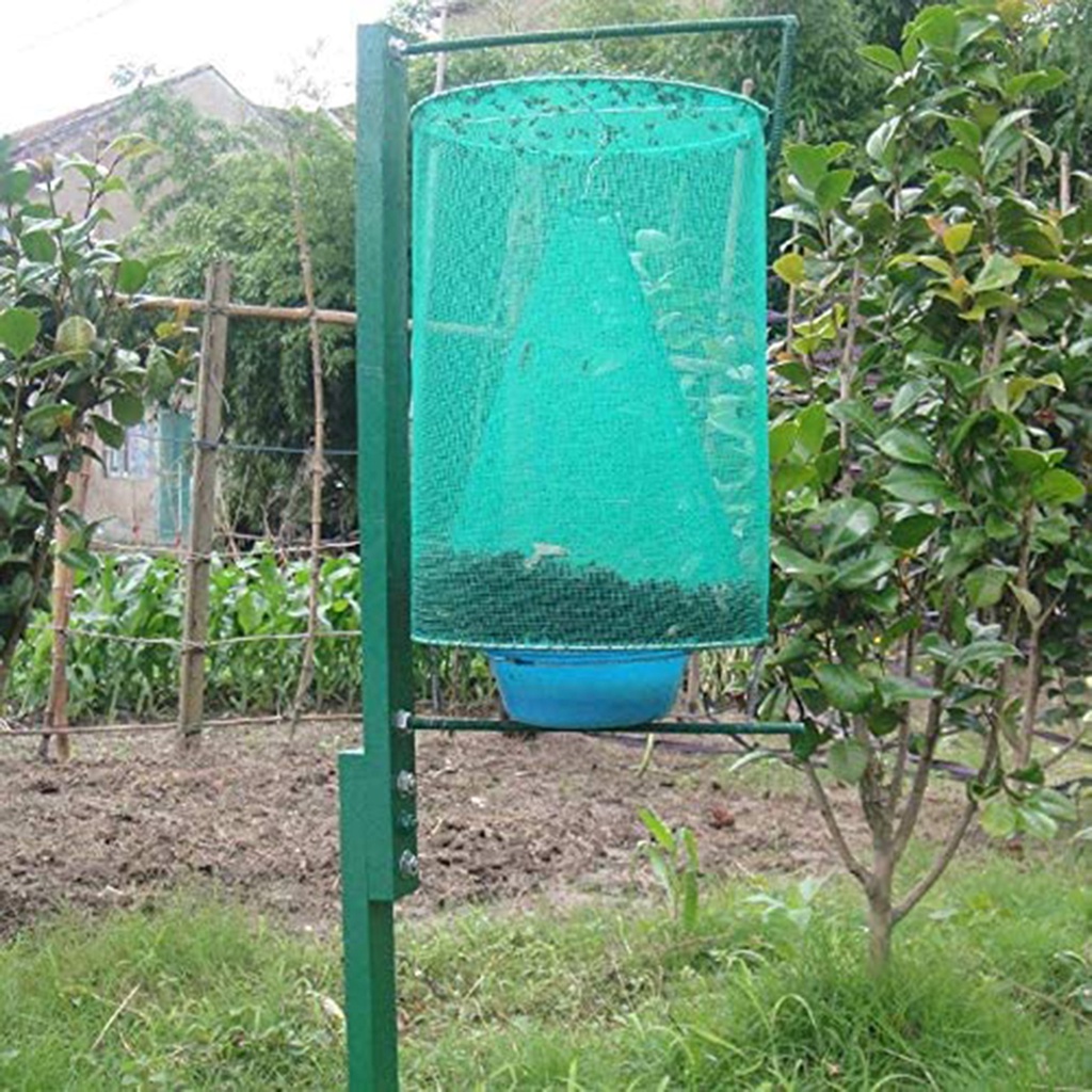 Fly Trap แขวน Flycatcher พับสุทธิยุงเหยื่อสถานี Wasp แมลง Bug Killer แมลงวัน Catcher ป้องกันการกัดกร่อน Sun-proof