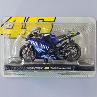 โมเดลรถมอเตอร์ไซค์จําลอง ขนาดเล็ก สเกล 1:18 สําหรับเก็บสะสม Yamaha YZR-M1 Valentino Rossi 46