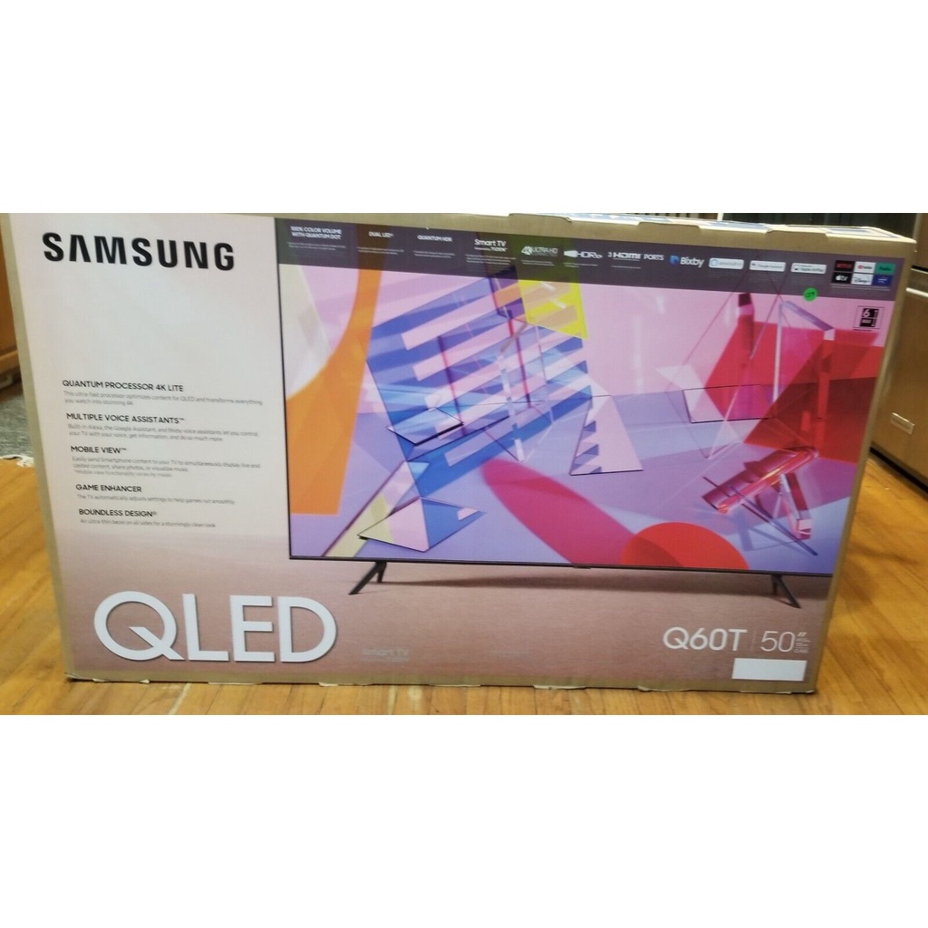 SAMSUNG 50" Class Q60T QLED 4K UHD HDR Smart TV - Brand New