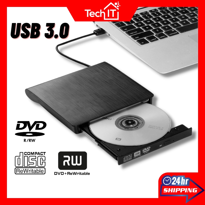 ไดรฟ์ดีวีดีภายนอก CD Rom ไดรฟ์ CD ภายนอกสําหรับแล็ปท็อปภายนอก DVD Writer CD Reader เครื่องเล่น DVD แ
