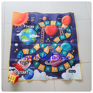 แผ่นเกม เกมส์ตะลุยอวกาศ แผ่นรองนั่ง Space playmat