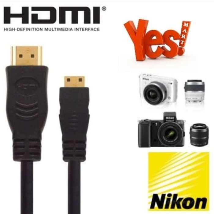 สายกล้อง Nikon HDMI D3100, D3400, D5100, D5600, D7100, D7500