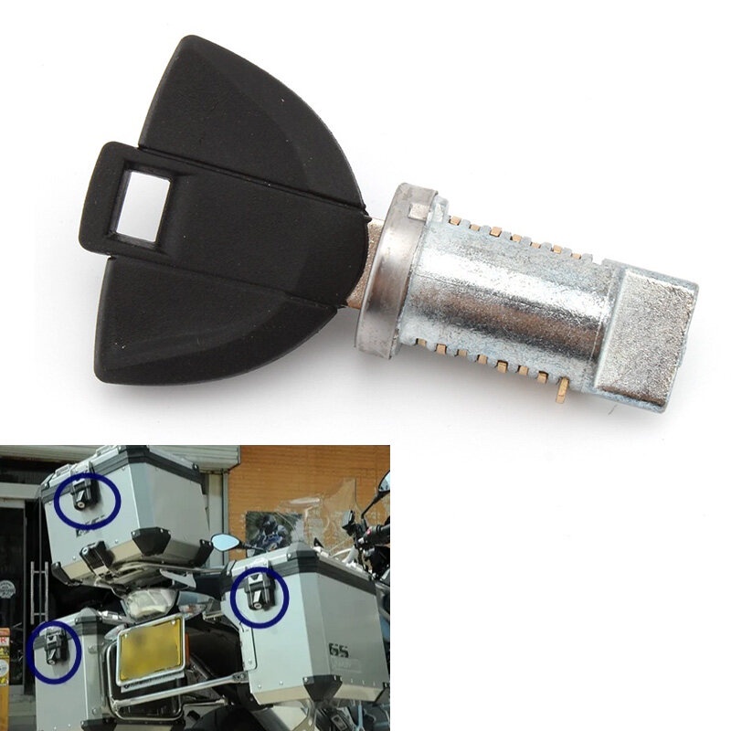 กุญแจรถจักรยานยนต์กระบอกล็อคแกนปลั๊กTrunk Saddlebagกล่องสําหรับBMW R1250GS R1200GS ADV F800GS F700GS F650GSผจญภัยF750GS 2019-2020