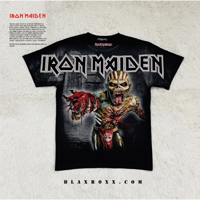 เสื้อวงลิขสิทธิ์แท้ OVP  Iron Maiden