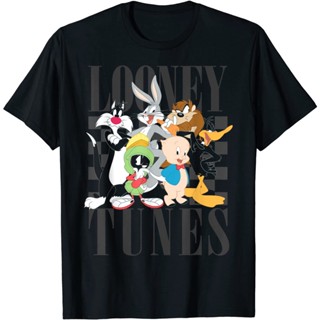 Looney Tunes 90s Style Group Shot T-Shirt For Adult