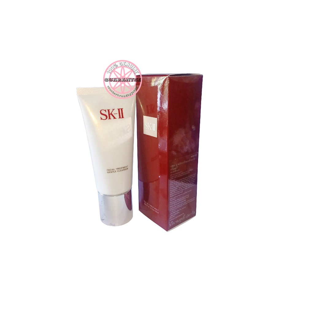SK-II Facial Treatment Gentle Cleanser 120g ของแท้ป้ายไทย โฟมล้างหน้า เอสเคทู