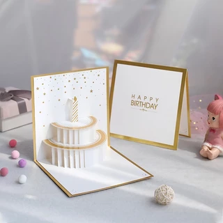 พร้อมส่ง ขายดี มี32แบบ การ์ดอวยพรวันเกิด🎂 Birthday Card Pop up 3D ป๊อปอัพ 3มิติ