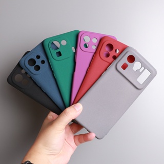 เคสโทรศัพท์มือถือ TPU นิ่ม ผิวด้าน ป้องกันลายนิ้วมือ สีพื้น สําหรับ Xiaomi Mi 11 12 Ultra Pro Lite 5G NE