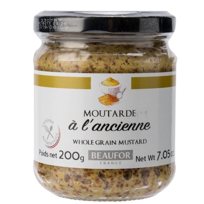 โบฟอร์ โฮลเกรน มัสตาร์ด 200 กรัม - Beaufor Whole Grain Mustard 200g