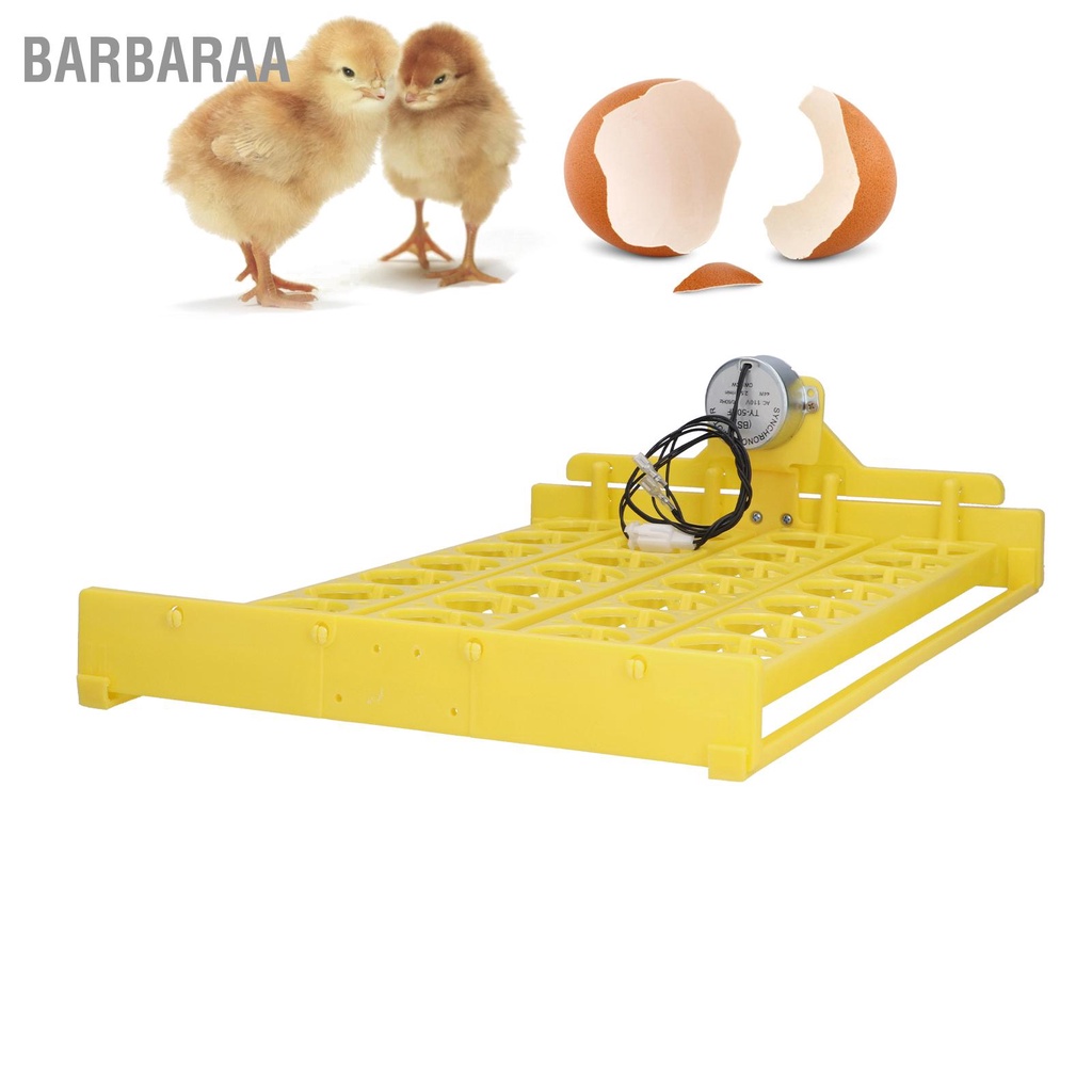 Barbaraa ถาดหมุนไข่อัตโนมัติ พลาสติก 32 ฟอง สําหรับไก่ ห่าน