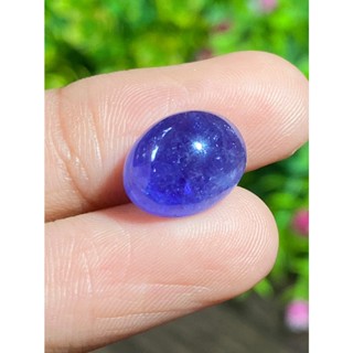 พลอย แทนซาไนท์ Tanzanite 9.57 กะรัต (Cts.) พลอยแท้ อัญมณีมงคลประจําวันเกิด เครื่องประดับพลอย