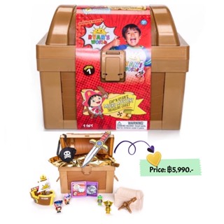 Ryan’s Toy : Ryans World Cap`n Ryan`s Micro Mystery Treasure Chest Toy