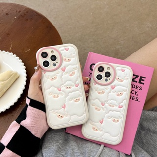 เคสโทรศัพท์มือถือ ลายแกะ สามมิติ สําหรับ Iphone 14 ProMax 13 ProMax 11 ProMax 12ProMax