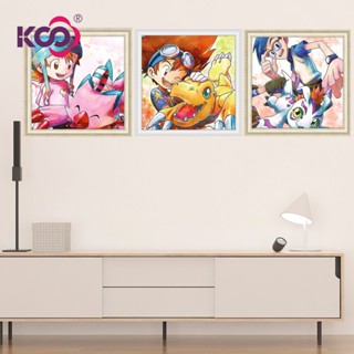 [KS]ภาพวาดปักเพชร ลายอนิเมะดิจิทัล Adventure 5D ขนาด 30x30 ซม. 40x40 ซม. 50x50 ซม. DIY สําหรับตกแต่งผนังบ้าน