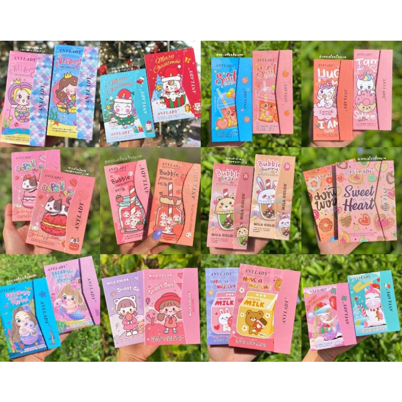 ส่งไว/แท้ [ซื้อในไลฟ์ลด50%] พาเลท ทาตา พาเลทตา กระเป๋า​ Anylady​ Make up Set อายแชโดว์ บลัชออน ลิป​ 