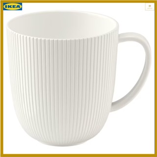 แก้ว แก้วมัค ผลิตจากพอร์ซเลน สีขาว ความจุ 310 มล. OFANTLIGT อูฟานต์ลิกต์ (IKEA)