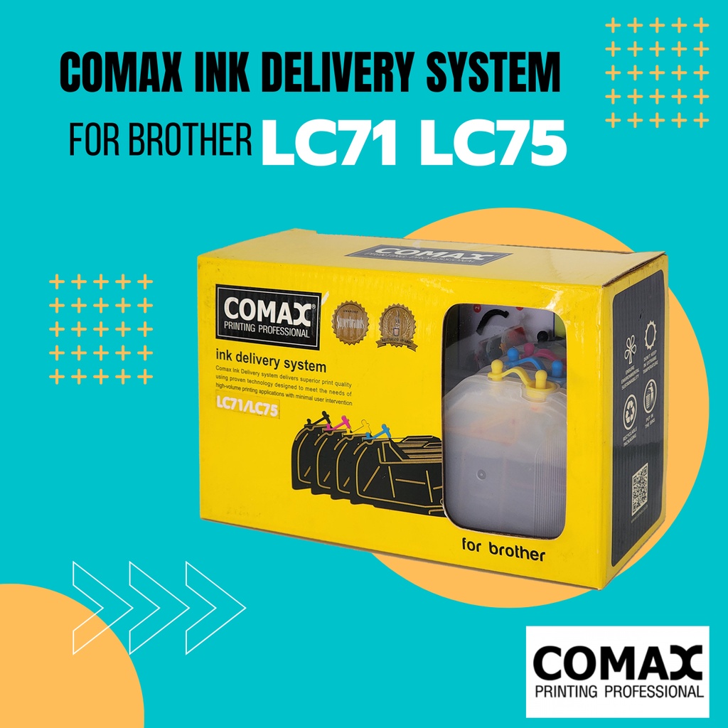 ชุดแทงค์พร้อมหมึก Comax  for Brother LC71/LC75