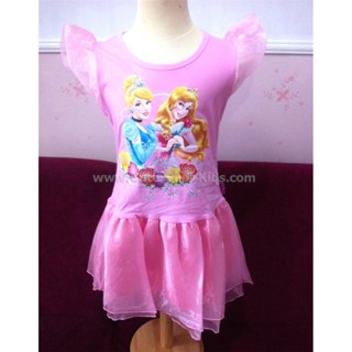 Dress-1202 เดรสเจ้าหญิง ชุดเจ้าหญิงดิสนีย์ Size-130/XL (6-7Y)