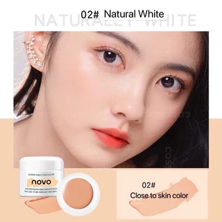 คอนซิลเลอร์เนื้อครีม ปกปิดรอยดำ รอยแดง รอยสิว ใต้ตาคล้ำ NOVO HD Bright Cream Concealer
